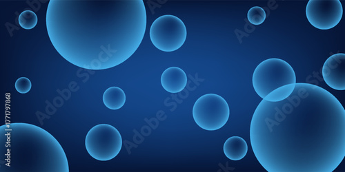 3D ball abstract Background. Soft Gradient with minimal bounce ball with shadow and light effect simple