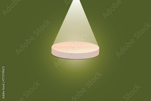 Podium stage lectern modern design vector image.