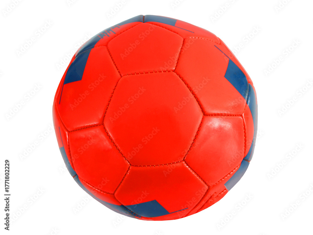 Fototapeta premium red soccer ball on a transparent background