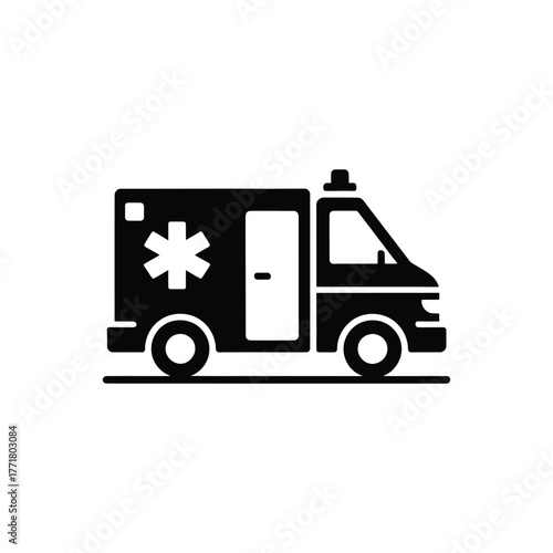 An ambulance icon representing emergency medical services.