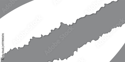 Set of realistic paper rips texture design