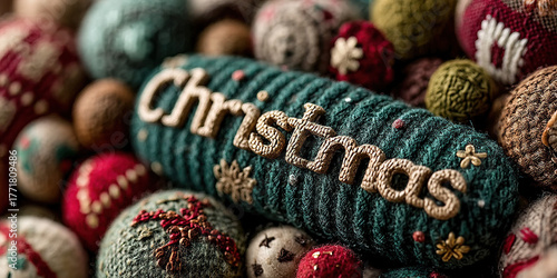 Baubles background spelling...