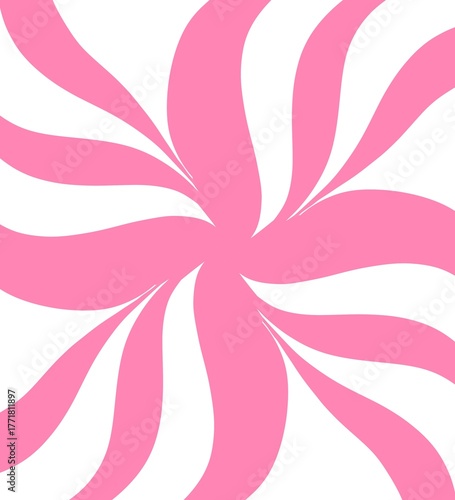 pink ribbon on white background