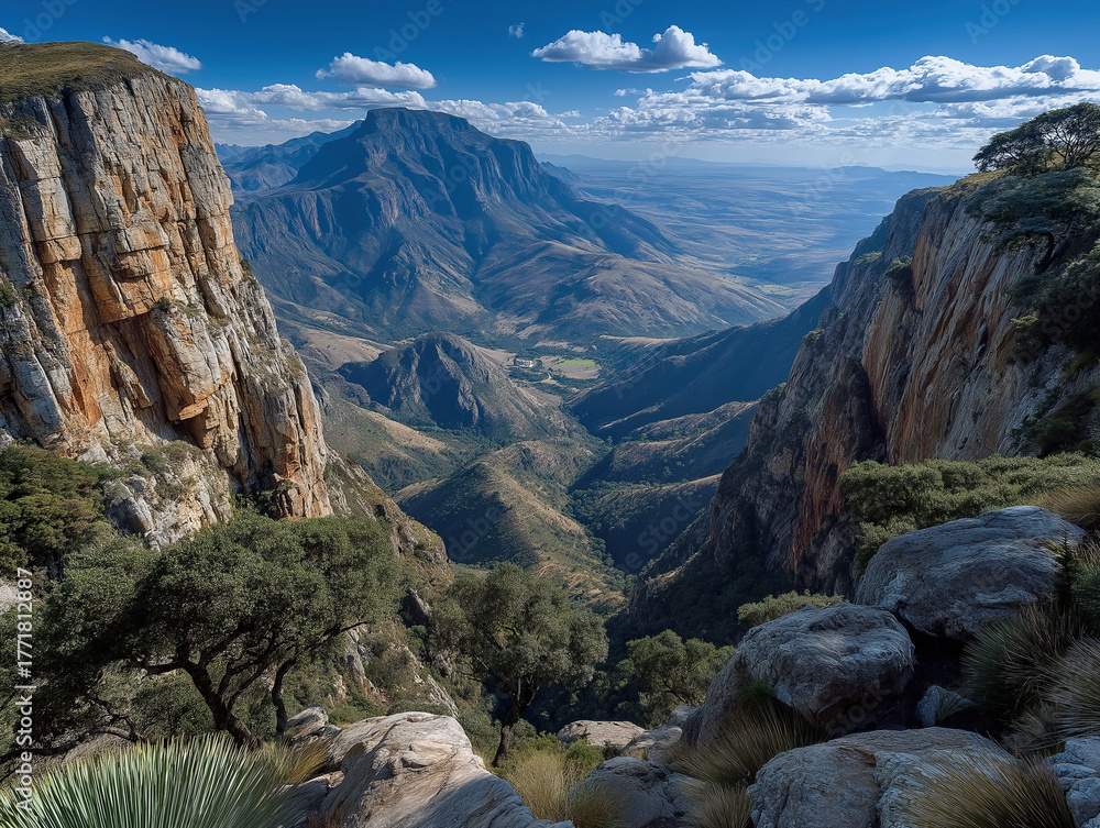 Fototapeta premium The breathtaking view from God??Ts Window, South Africa image