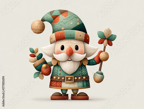 wooden Christmas nut cracker