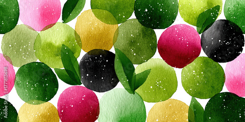 Watercolor Christmas Patter...