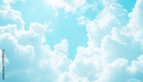 Abstract blue sky with clouds background. Bright white clouds over blue sky. White cloud on blue sky. Natural sky beautiful blue and white texture background. Blue sky with cloud.