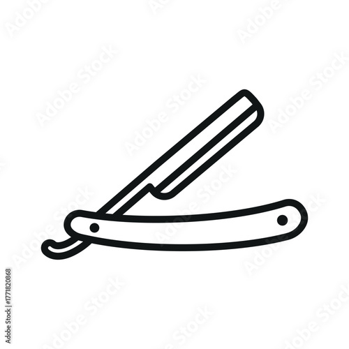 razor blade icon vector design template