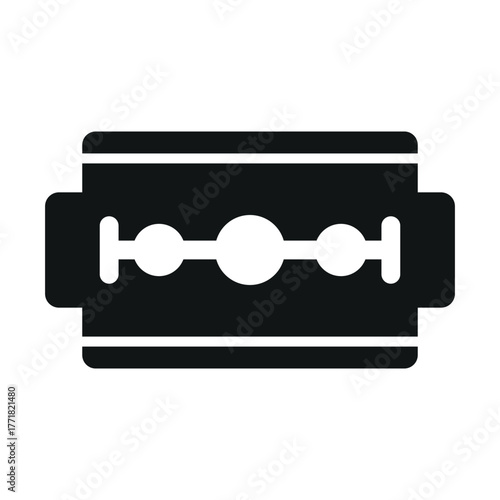 razor blade icon vector design template