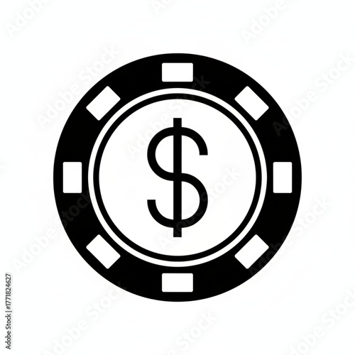 Casino chip vector 