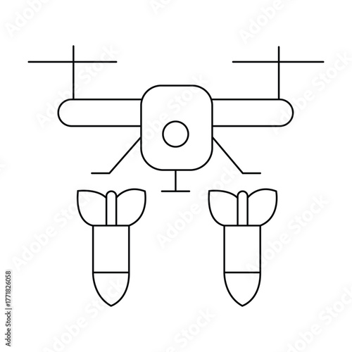 drone weapon attack icon