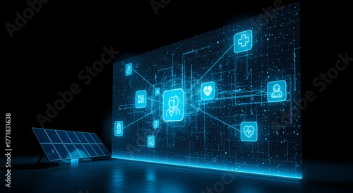 Integrating Sustainable Solar Energy with Advanced Digital Healthcare Networks A Vision of Future Medical Technology, Connected Health Data, and Innovative Patient Care Solutions