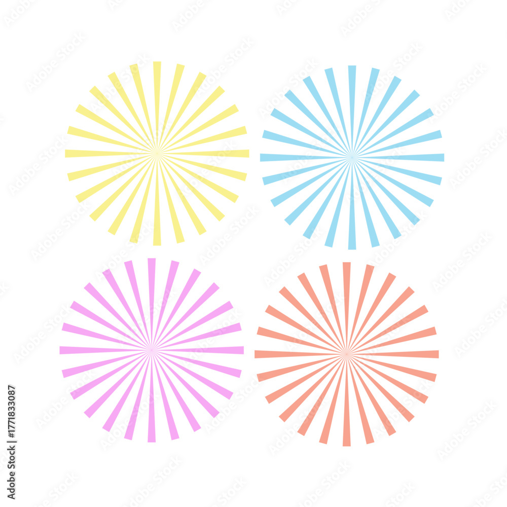 Obraz premium geometric floral shape.