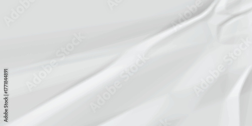 Abstract white paper crumpled panorama white  wrinkled paper texture background, crumpled pattern texture fabric scrapbook...