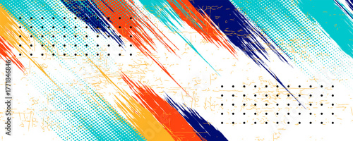 Colorful silhouette style design, grunge. Design concept to celebrate national sports day of badminton and basketball. Sports