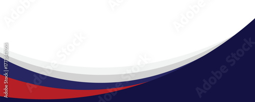 Abstract curved stripes red and blue racing background