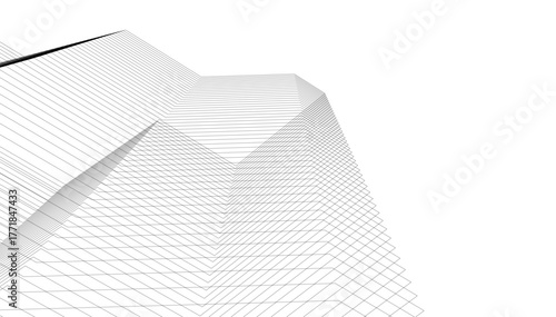 Architecture building vector 3d illustration