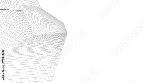 Architecture building vector 3d illustration