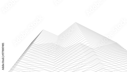 Architecture building vector 3d illustration