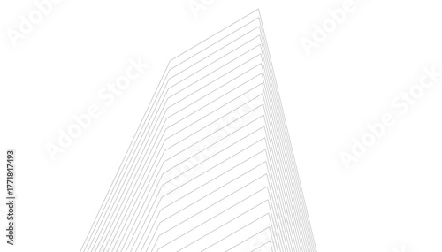 Architecture building vector 3d illustration