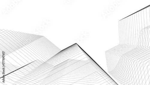 Architecture building vector 3d illustration