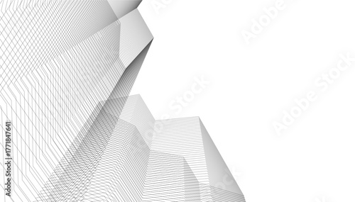 Architecture building vector 3d illustration