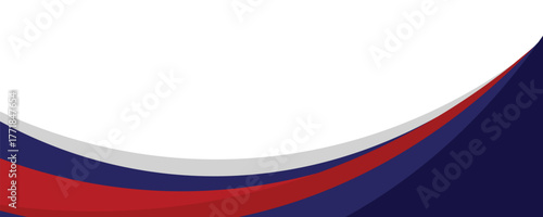 Abstract curved stripes red and blue racing background