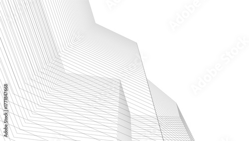 Architecture building vector 3d illustration