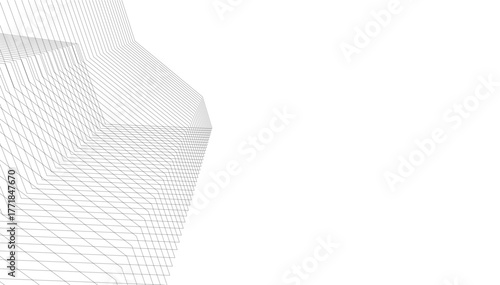 Architecture building vector 3d illustration