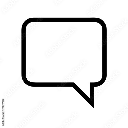 chat bubble icon design