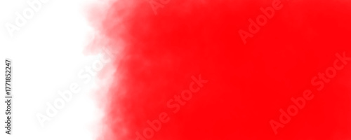 Fotografia Abstract watercolor painting with a vibrant red color blending into a transparen