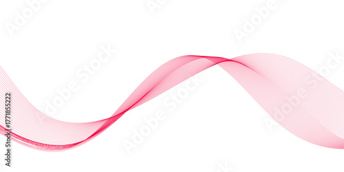 Abstract pink flowing wave curved lines, Social network communication, technology curve line background. Design used for technology, science, banner, template, wallpaper, business and many more.	
