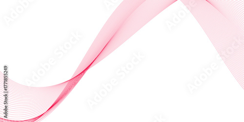 Abstract pink flowing wave curved lines, Social network communication, technology curve line background. Design used for technology, science, banner, template, wallpaper, business and many more.	
