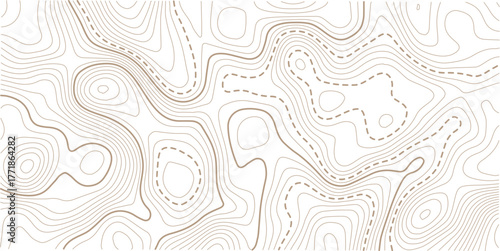Topographic map background geographic line map with elevation assignments.luxury abstract golden line art design geography concept vector illustration topo contour grid abstract backdrop background.