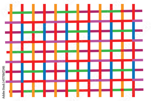 Abstract geometric composition with dynamic color gradients and text elements utilizing helvetica and courier fonts