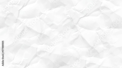 white crumpled paper background. Hardboard with copy space for text.

