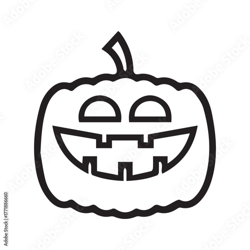 Angry stitched smiley face Halloween vector design