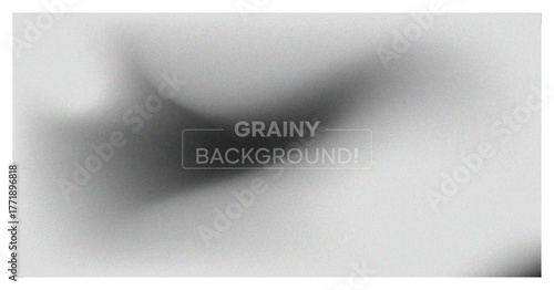 Modern abstract grainy gradient background in black and white soft blur texture, minimal noise effect design for posters, web, branding, and creative visuals