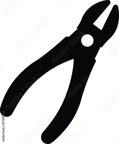 Cutting Pliers Vector Illustration Wire Cutters Diagonal Pliers Side Cutting Pliers Hand Tool Hardware Cutting Tool Metalworking