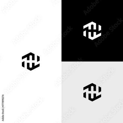 hh initial monogram vector icon illustration