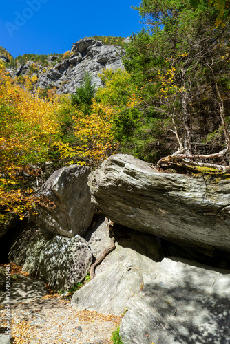 Smugglers Notch in Stowe, Vermont