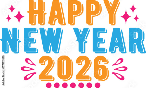 Happy New Year  Svg 