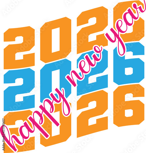 Happy New Year  Svg 