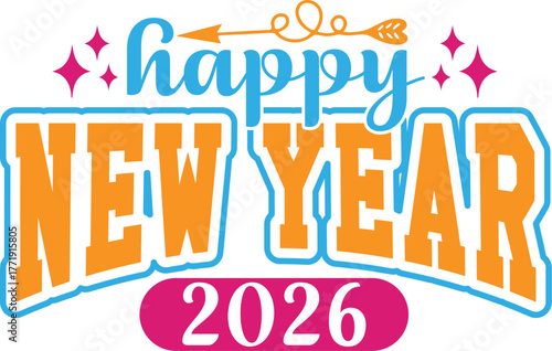 Happy New Year  Svg 