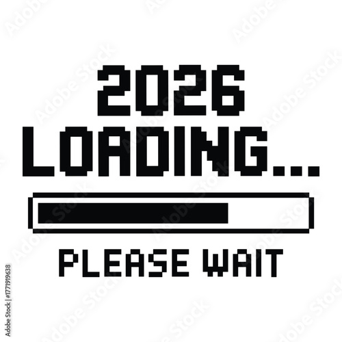 2026 loading please wait t shirt design