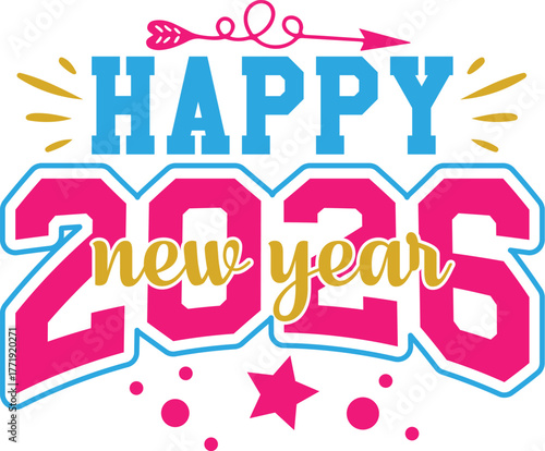 Happy New Year  Svg