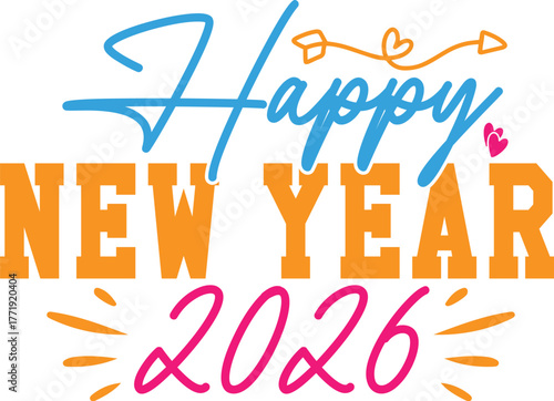 Happy New Year  Svg