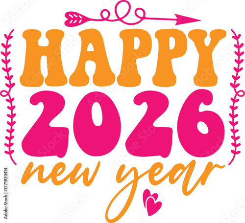Happy New Year  Svg