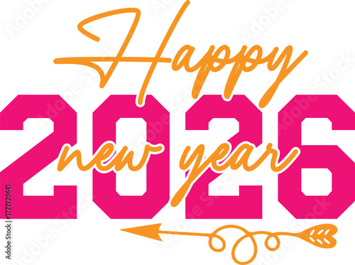 Happy New Year  Svg