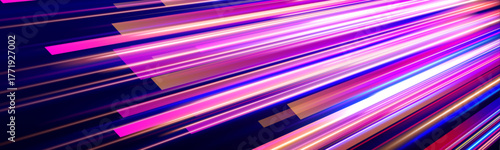 Abstract laser lines form flowing paths of light, blending motion with futuristic energy. A digital wave expands endlessly. Great for speed and innovation themes.